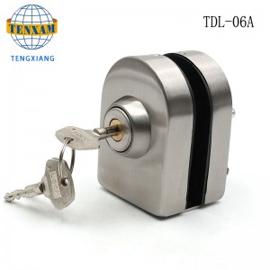 Οβάλ σχήμα από ανοξείδωτο χάλυβα για πάχος πόρτας 12mm CE/en 300.000 φορές 8mm-12mm Κλείδωμα πόρτας γυαλιού