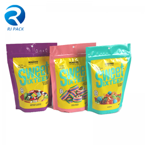 Υψηλής ποιότητας Προσαρμοσμένο σχεδιασμό Stand Up Touches για καραμέλες