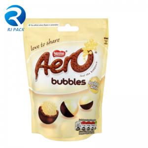 Προσαρμοσμένη πλαστική τσάντα συσκευασίας φερμουάρ, τσάντα συσκευασίας τροφίμων με επανασφραγιζόμενο φερμουάρ