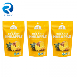 Προσαρμοσμένη εκτύπωση πλαστικοποιημένο υλικό Stand Up Pouches για φρούτα