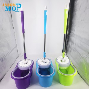 Jason Microfiber Spin Mop 360 Εύκολη περιστρεφόμενη σφουγγαρίστρα μαγεία δαπέδου Magic καθαρισμός δαπέδου Spinning Mop και κουβά