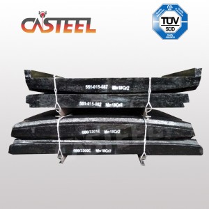 McClosky J40 σαγιονάρες Crusher Crosk Plates, σταθερό/swing σιαγόνα πεθαίνουν, πλάκα γνάθου