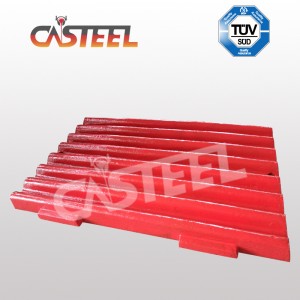 Σαγκάη Longyang Jaw Crusher Ανταλλακτικά PE800 * 1060 πιάτα σιαγόνων, πλευρικές πλάκες