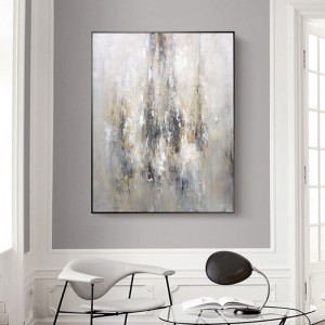 100% dand-βαμμένο χρυσή διακοσμημένη ελαιογραφία σε καμβά αφηρημένη τέχνη ελαιογραφία ζωγραφική ζωγραφική σαλόνι