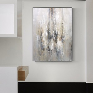 100% dand-βαμμένο χρυσή διακοσμημένη ελαιογραφία σε καμβά αφηρημένη τέχνη ελαιογραφία ζωγραφική ζωγραφική σαλόνι