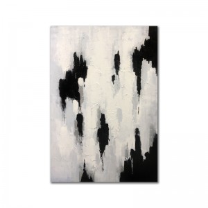 Χειροποίητο σύγχρονο τοίχο τέχνης κρέμεται αφηρημένη ζωγραφική πετρελαίου σε καμβά για διακόσμηση γραφείου στο σπίτι