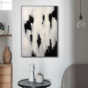 Χειροποίητο σύγχρονο τοίχο τέχνης κρέμεται αφηρημένη ζωγραφική πετρελαίου σε καμβά για διακόσμηση γραφείου στο σπίτι