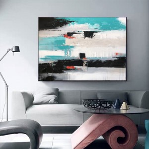 Χονδρικό πρωτότυπο σχέδιο αφηρημένη ζωγραφική Διακοσμητική ζωγραφική τοιχογραφία χειροποίητη ελαιογραφία