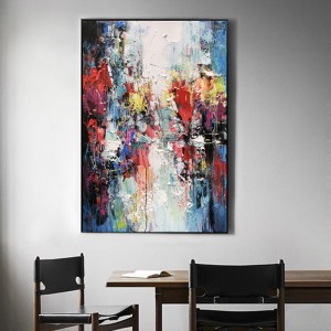 Χειροποίητη απλή αφηρημένη ζωγραφισμένη στο χέρι Είσοδος ελαιογραφία Αρχική Διακοσμητικά έργα τέχνης σε καμβά