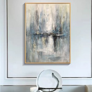 Αφηρημένη τέχνη ύφασμα καμβά τοίχο διακόσμηση καθαρό χέρι ζωγραφισμένα στην Κίνα πετρελαϊκή ζωγραφική για διακόσμηση σαλόνι