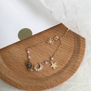 Star Moon μαργαριτάρι βραχιόλι