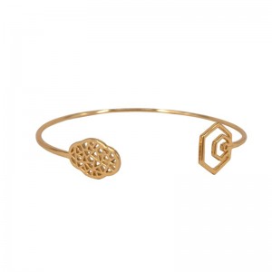 Begonia λουλούδι ανοιχτό βραχιόλι