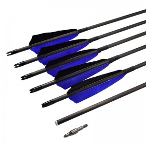 Elong Εξωτερική 114454 ID6.2mm Sp500 30inch άνθρακα ινών arrow Τουρκία φτερό τοξοβολία γυρίσματα