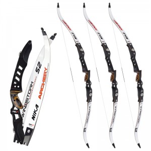 Nika τοξοβολία 210018 64inch RH ILF Recurve Bow Busur Recurve για υπαίθρια πρακτική σκοποβολής του αθλητικού στόχου