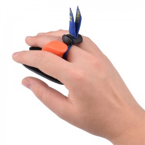 Elong Outdoor 42FT02 RH M μέγεθος δάχτυλο καρτέλα Αξεσουάρ τοξοβολία για την επαναφορά του τόξου σκοποβολή