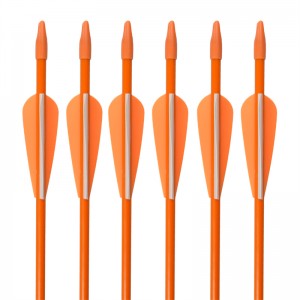 Elong Outdoor 110103 Fiberglass arrow ID5MM 26inch Τοξοβολία Target πρακτική βέλη επαναλαμβανόμενες γυρίσματα τόξο