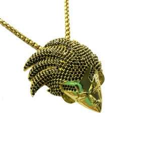 Πλήρες χρώμα Zircon Vegeta κρεμαστό κόσμημα