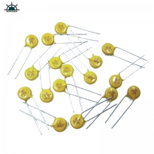 Αρχικός προμηθευτής εργοστασίου Προμηθευτής Κίτρινο πυρίτιο 10d431 Διάμετρος 10mm μεταλλικό οξείδιο Mov Varistor για οδηγό LED