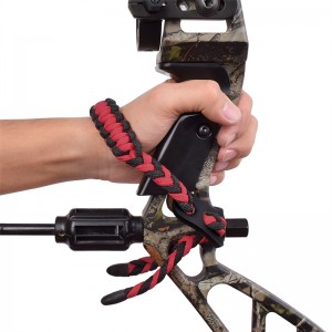 Elong Outdoor 470016 Κόκκινο και μαύρο τοξοβολία τόξο καρπό Sling Fit για σύνθετο τόξο
