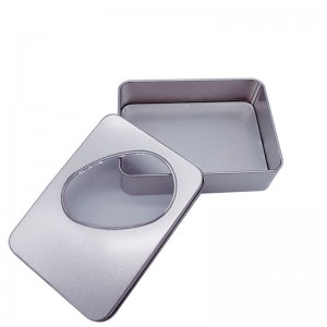 Ορθογώνιο κιβώτιο κασσίτερου (125mm * 90mm * 35mm) κουτί ειδικού σχήματος