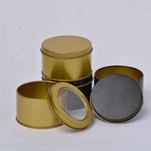 Mark Ball Frosted Metal Can με καπάκι 65 * 40mm