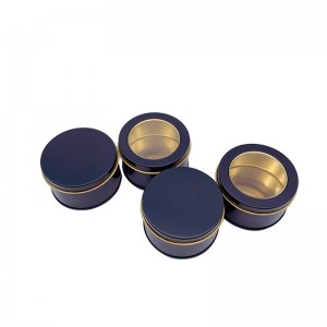 Mark Ball Frosted Metal Can με καπάκι 65 * 40mm