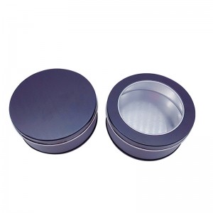 U κουτί δίσκου/Χριστουγεννιάτικο κασσίτερο κουτί/καραμέλα κουτί κασσίτερου/κουτί κεριών (90mm * 35mm)