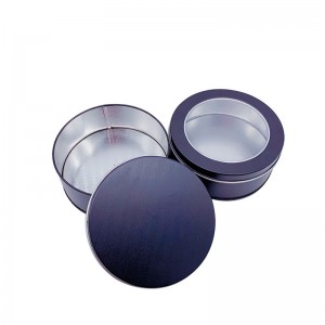 U κουτί δίσκου/Χριστουγεννιάτικο κασσίτερο κουτί/καραμέλα κουτί κασσίτερου/κουτί κεριών (90mm * 35mm)