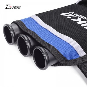 Nika τοξοβολία 430021 rh μπλε χρώμα τοξοβολία φουλάρι για εκμετάλλευση βέλη 3 σωλήνα ισχίο ισχίο κυνήγι κατάρτιση τοξοβολία arrow remiver