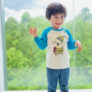 Πλεκτά μακριά μανίκια πλεκτά παντελόνια βαμβακιού