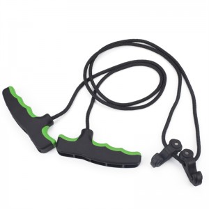 Nika Τοξοβολία 454012 Crossbows Rope Διπλό λαβή για τοξοβολία Σύνθεση τόξο τόξο Σκοποβολή Crossbows Cocker Aid Cocking Tool String Tool