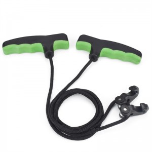 Nika Τοξοβολία 454012 Crossbows Rope Διπλό λαβή για τοξοβολία Σύνθεση τόξο τόξο Σκοποβολή Crossbows Cocker Aid Cocking Tool String Tool