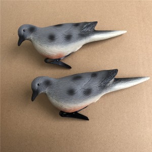 3d προσομοίωση turtledove πλαστικό περιστέρι κυνήγι πτηνών υπαίθρια κυνήγι decoy δολώματα διακοσμητικά διακοσμητικά