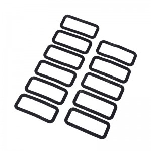 Επιβραδυντικό φλόγας PE αδιάβροχο αφρό τετράγωνο μαύρο αφρό 30 ~ 45 βαθμούς συμπίεση XPE αδιάβροχο αφρό