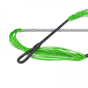 Elong Outdoor 280110-02 26.6inch 28 σκέλος Crossbow String Φθορισμού πράσινο Recurve String Crossbow