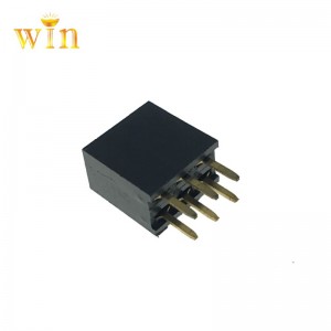 2,54mm Pitch 2x3p υποδοχή υποδοχής θηλυκής κεφαλίδας