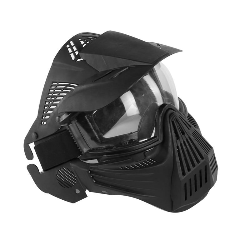 Elong υπαίθρια 44ma58-bk airsoft μάσκα cs παιχνίδι τακτικές μάσκες πλήρες πρόσωπο airsoft προστασία προσώπου προστασία