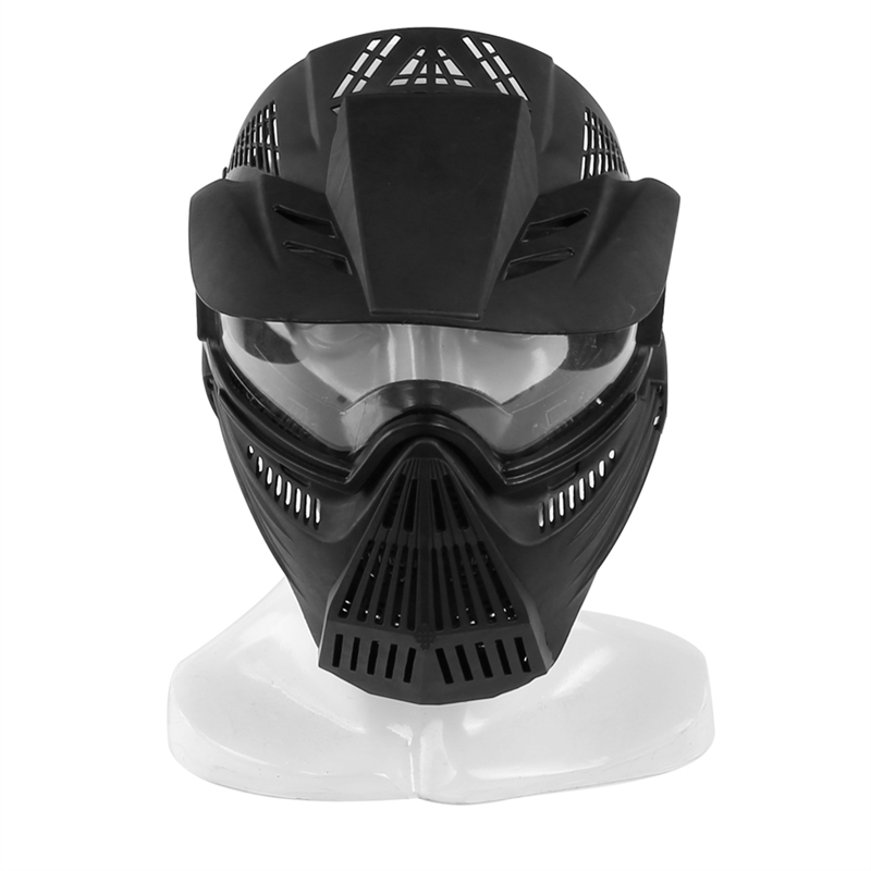 Elong υπαίθρια 44ma58-bk airsoft μάσκα cs παιχνίδι τακτικές μάσκες πλήρες πρόσωπο airsoft προστασία προσώπου προστασία