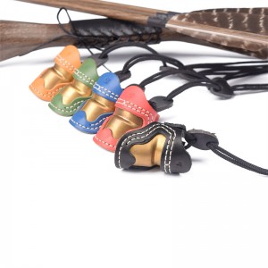 Elong Outdoor 420028 M μεγέθους τοξοβολία τοξοβολία Thumb Ring Thumb Armor χειροποίητο δαχτυλίδι Προστατευτικό αντίχειρα για υπαίθρια λάδια αξεσου...