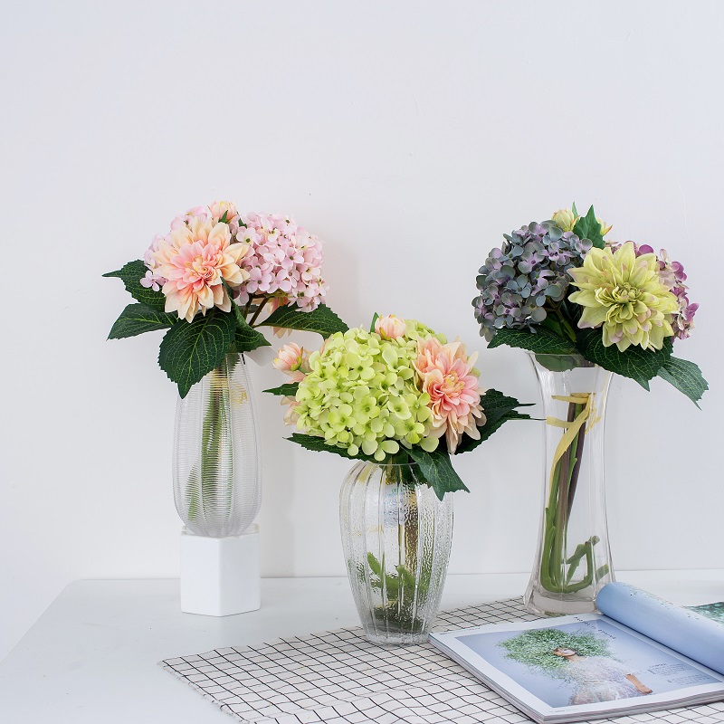 Hot πώληση όμορφο ρομαντικό γαμήλιο τραπέζι διακόσμηση νυφικό μπουκέτο τεχνητό λουλούδι μετάξι