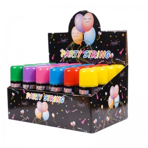 Βιοαποικοδομήσιμο πολύχρωμο σπρέι ανόητο χορδή για γιορτή του φεστιβάλ γάμου