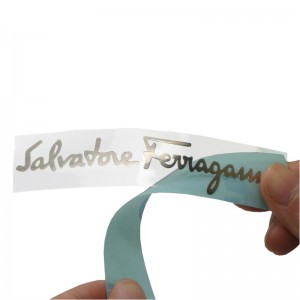 Υψηλής ποιότητας Προσαρμοσμένη μάρκα 3D ανάγλυφο λογότυπο Ηλεκτρομαγόριο γυαλιστερό βουρτσισμένο ασημένιο μεταλλικό λεπτό αυτο...