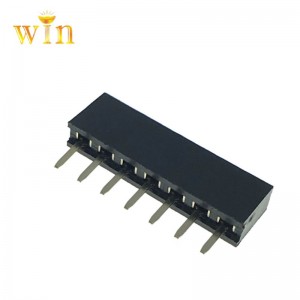 2.54mm 1x7p ενιαία σειρά γυναικείων υποδοχών