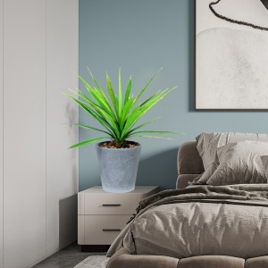 Ζεστό πώληση υψηλής ποιότητας πλαστικό πλαστικό τεχνητό γλάστρες τεχνητά πράσινα διακοσμητικά