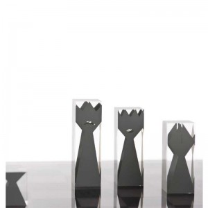 Κλασικά παιχνίδια υψηλής κρυσταλλικής ακρυλικής σκακιού