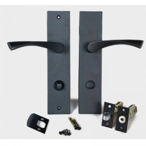 6202 Long Plate Lock με σετ σωληνωτών μοχλών Lock Lock, Σύγχρονη λαβή από κράμα ψευδαργύρου