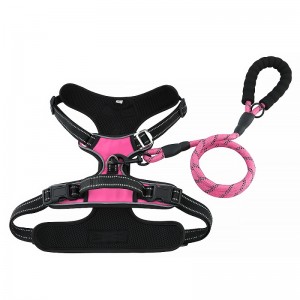 Προσαρμοσμένο σκελετό σκύλου αντανακλαστικό νάιλον μεγάλη πόρπη αναστρέψιμο σκυλί με λουρί