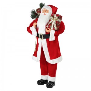 30 ~ 110cm Χριστουγεννιάτικη στέκεται Santa Claus στολίδι διακόσμηση φεστιβάλ διακοπών ειδώλιο συλλογή παραδοσιακό Χριστούγεννα Isplay