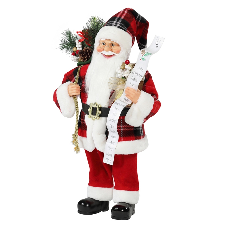 30 ~ 110cm Χριστούγεννα Santa Claus με δώρο τσάντα διακόσμηση διακοσμητικά παραδοσιακές διακοπές ειδώλιο συλλογή Χριστουγέννων
