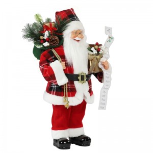 30 ~ 110cm Χριστούγεννα Santa Claus με δώρο τσάντα διακόσμηση διακοσμητικά παραδοσιακές διακοπές ειδώλιο συλλογή Χριστουγέννων